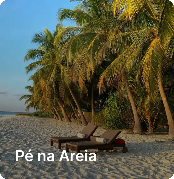 Pé na areia